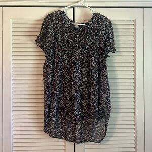 Knox Rose high low floral top - XL - EUC